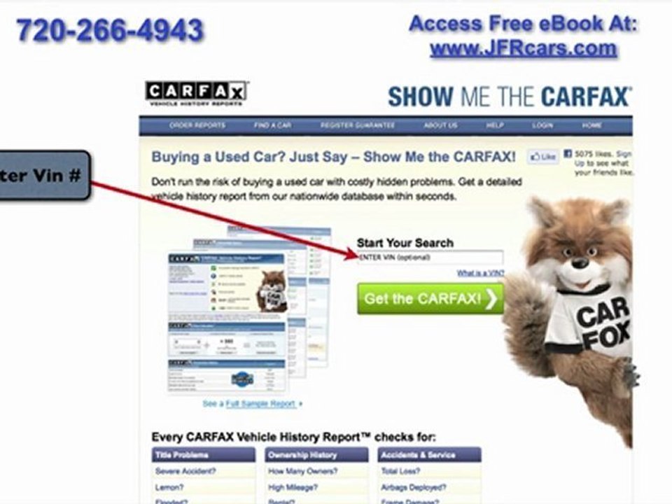 How To Get A Free AutoCheck Vehicle History Report