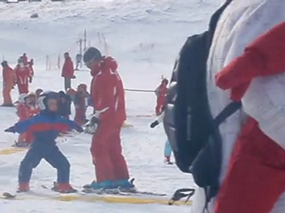 30-01-2011: Victor skie au Mont-Dore