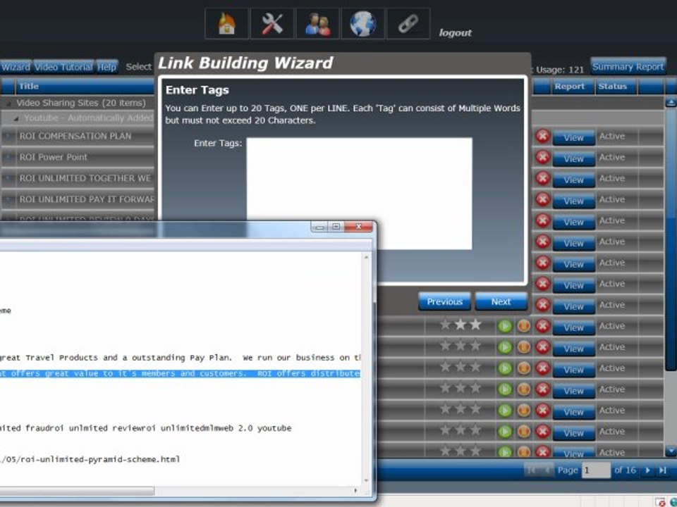 ROI Unlimited Link Building with Jevon Hayter