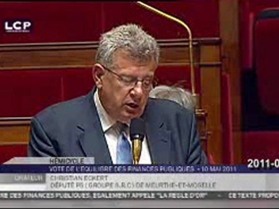 Eckert (vote SRC) vs constitutionnalisation de l'équilibre des finances publiques