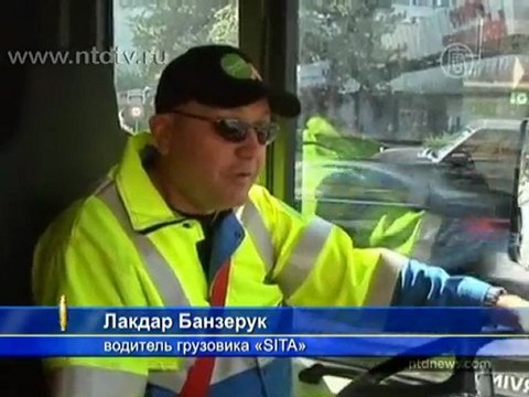 Мусоровозы на батарейках выехали на улицы Парижа