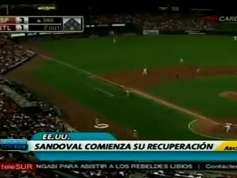 Sandoval, fuera al menos 4 semanas más tras cirugía