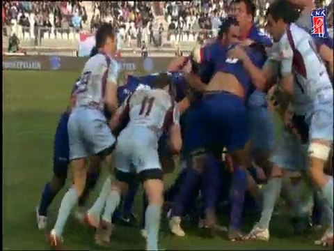 CSBJ Rugby - Racing-Métro Résumé du match