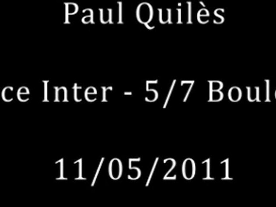 Paul Quilès - France Inter - à l'occasion du 30e anniversaire du 10 mai 1981