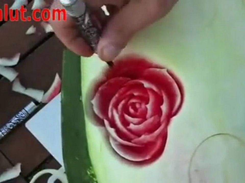 Резьба на арбузе