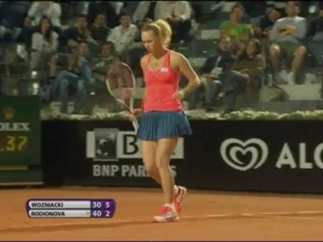 Video Roma - Wozniacki facile con la Radionova