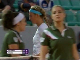 Roma - Errani eliminata dalla Azarenka