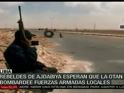 Rebeldes esperan que la OTAN debilite al ejército libio