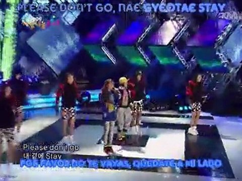 2NE1 - CL & MINZY - Please Don't Go Live Sub Español + Karaoke