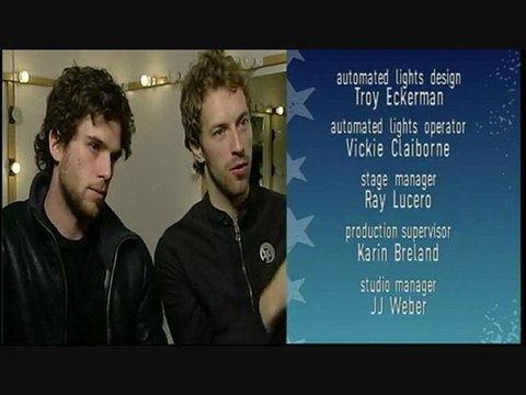 Coldplay - Interview with Chris and Guy - Live at Austin City Limits 2005
