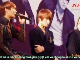 [Vietsub][fancam] 101014 JYJ Showcase Tour 2010 in Bangkok Press Conference