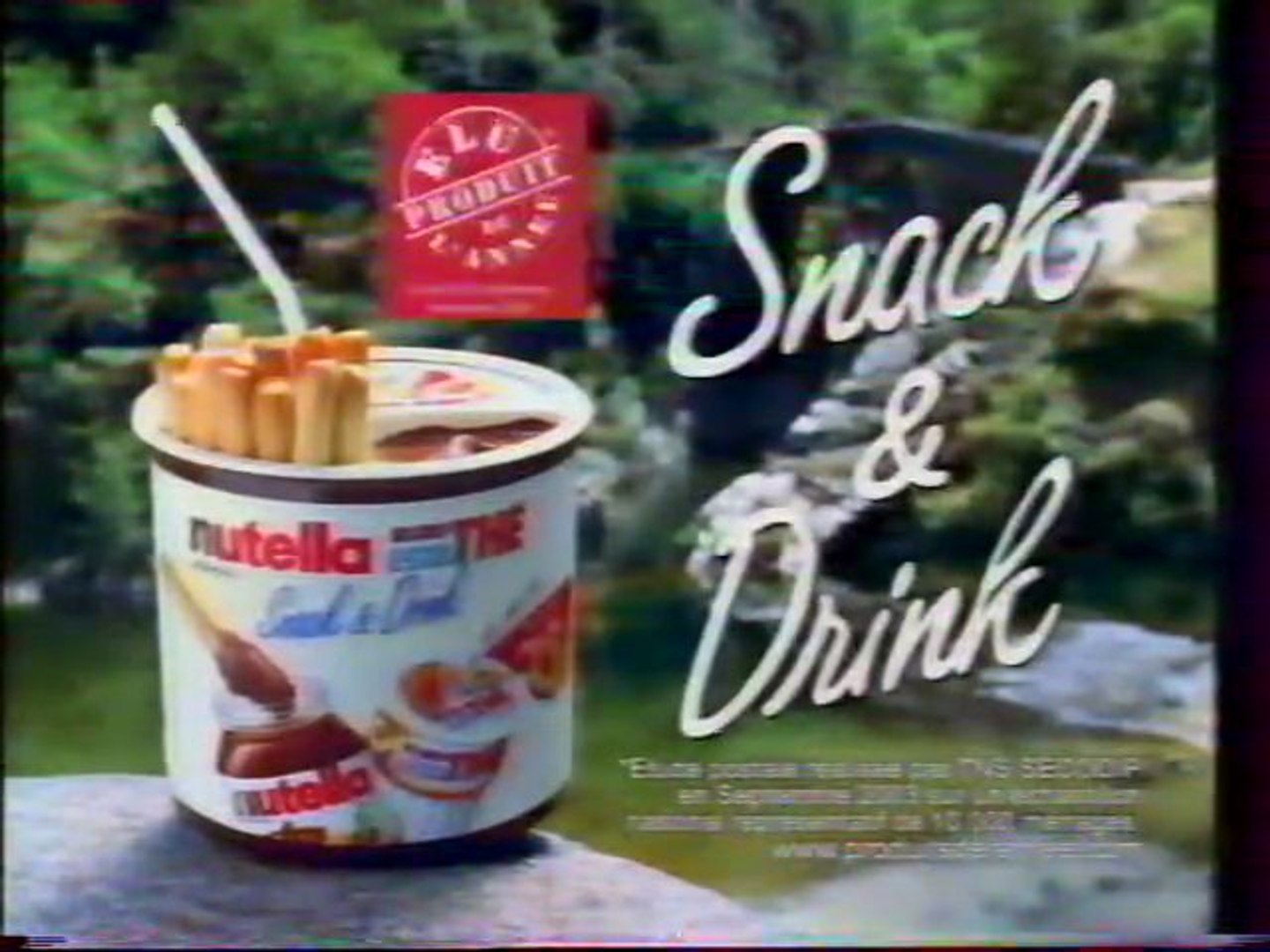 Publicité Snack & Drink Nutella 2004 - Vidéo Dailymotion