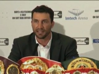 Haye-Klitschko, la pression monte