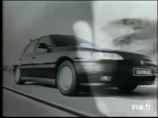 Publicité - Renault Safrane Phase 1 (Spot 2nd Version) 1992