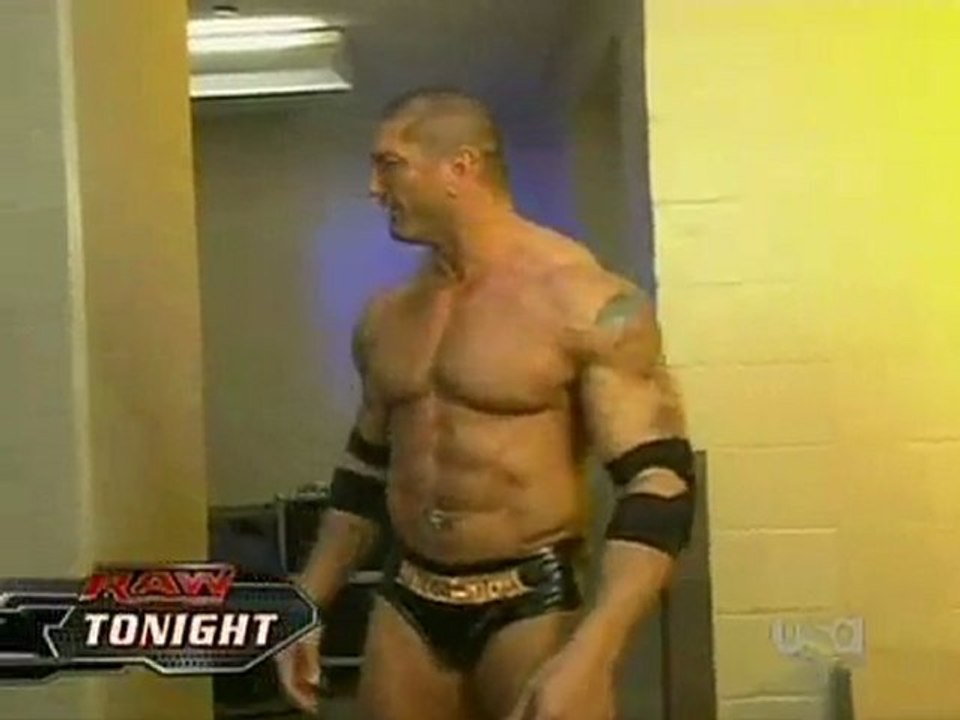 batista se fais deranger par un fan