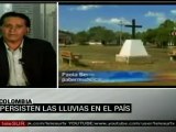 Persisten las lluvias en Colombia