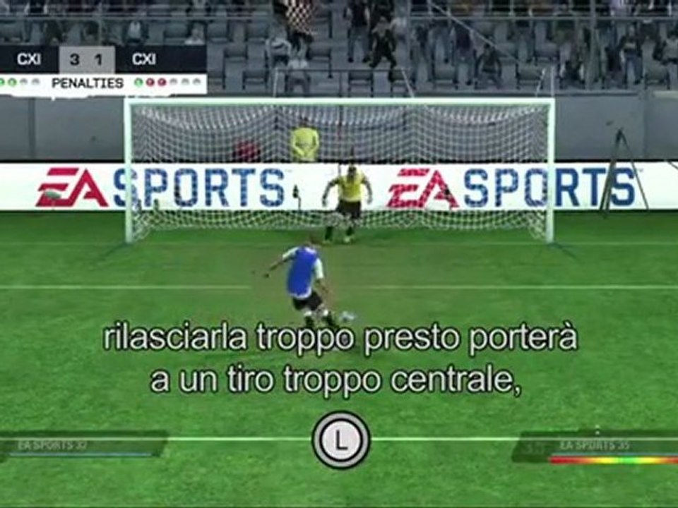 FIFa 11 - Tutorial Penality Kick SUB ITA HD - da Electronic Arts