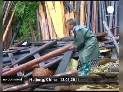 Inondations et coulées de boue au Sichuan - no comment