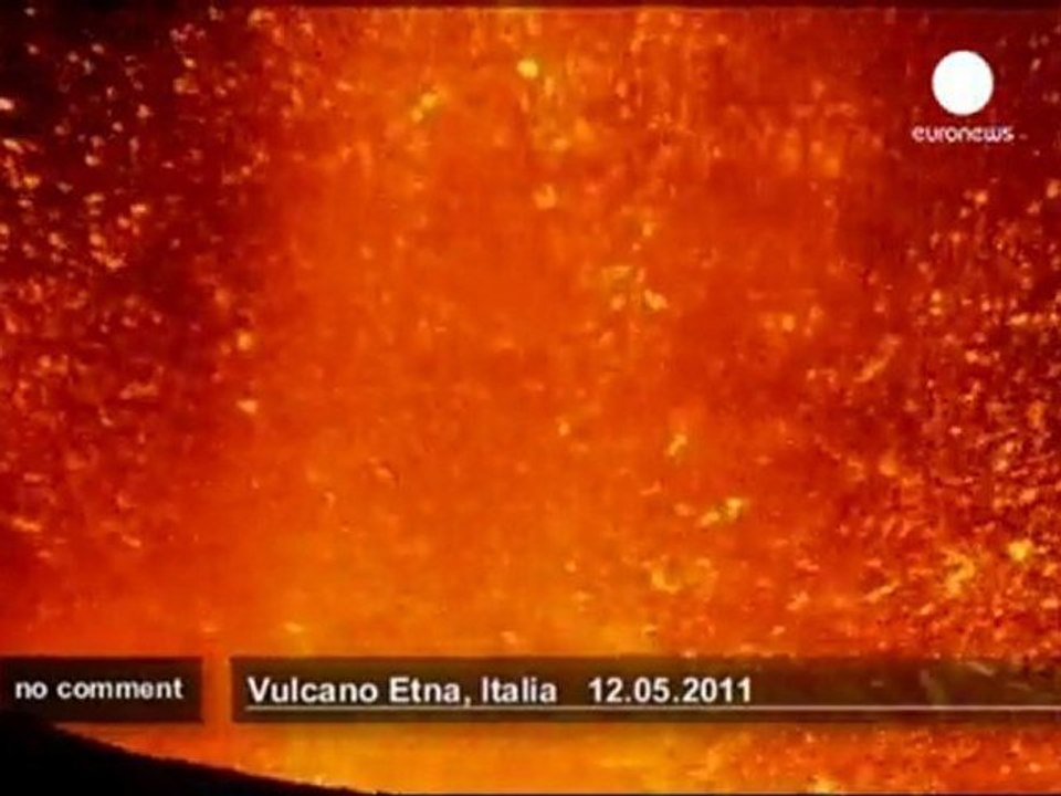 Eruption spectaculaire du mont Etna en Sicile - no comment