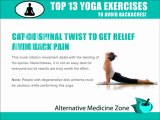 Top 13 Yoga Exercises To Avoid Backaches!