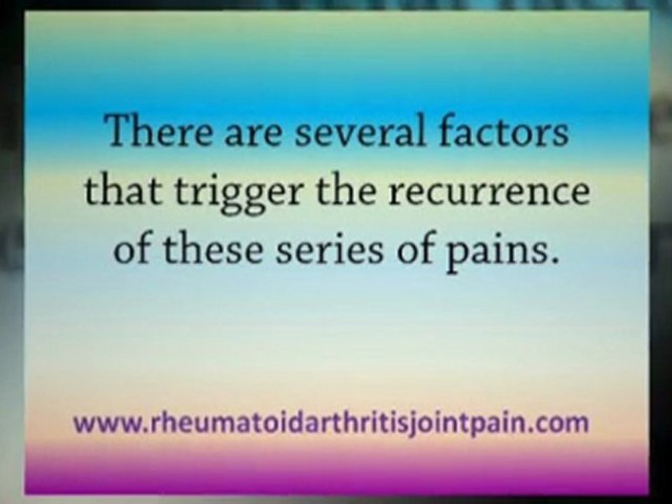 Symptoms of Rheumatoid Arthritis