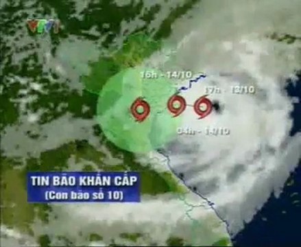 tin bão khẩn cấp