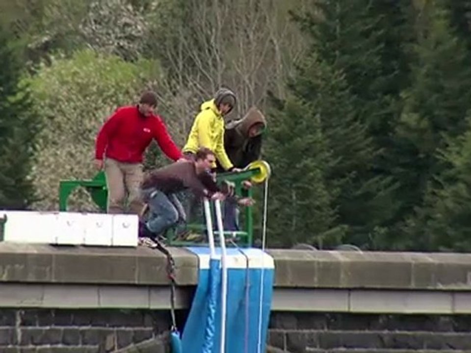 presentation du site de saut à l'elastique à recoumene