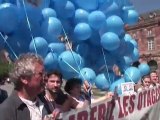 Un lâcher de ballons a eu lieu à Strasbourg