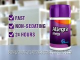 Buy Allegra (Fexofenadine) is an antihistamine used to relieve symptoms of seasonal allergies