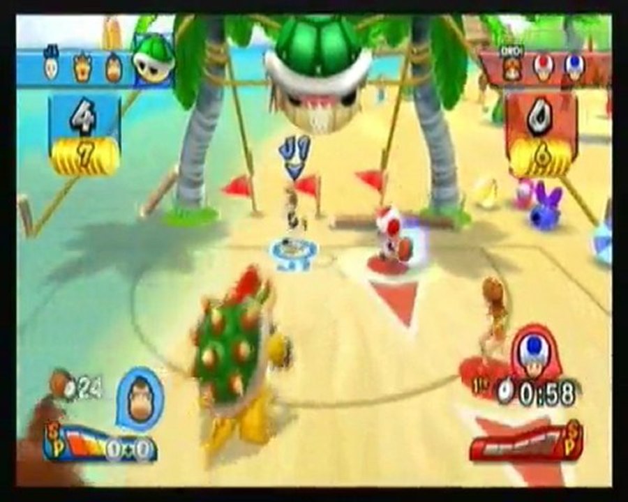 (thegamer) joue Mario sport mix compet basket ball