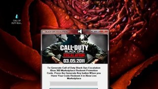 Black Ops- Map Pack 2 Escalation Zombies Promotional Codes..