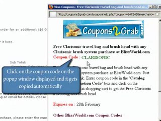 Bliss Discount Coupons -Coupons2grab