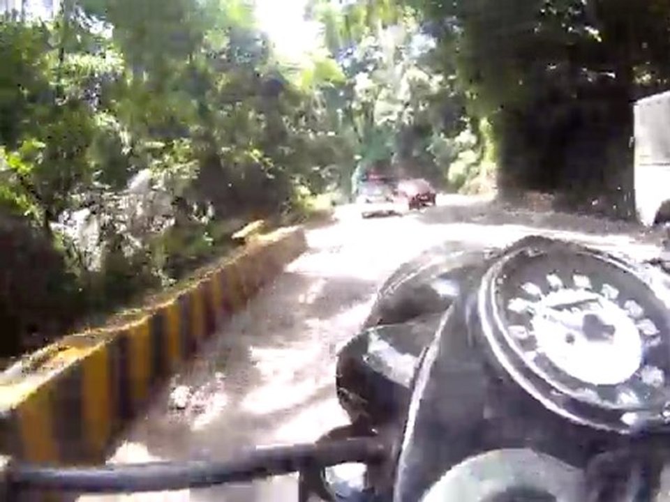 Descente dans le parc de Wyanad...