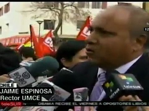 Protestas en Chile contra la privatización educativa