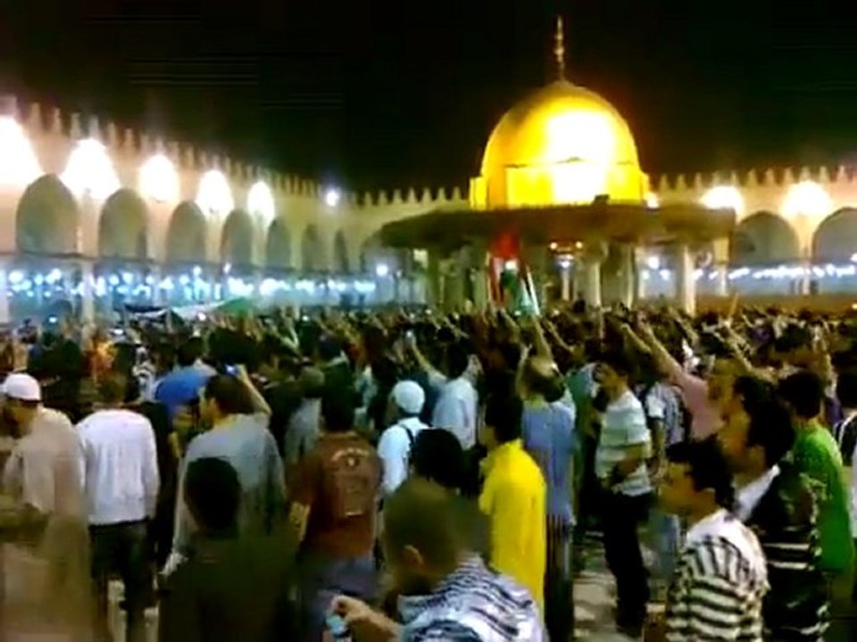Egypte, Mosquée Amr Ibn Al As : soutien Palestine