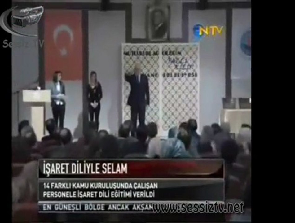 işaret dili eğitimi verildi.