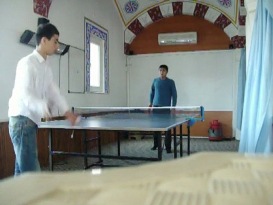 Muhammed ve İsmail OKÇU kardeşler masa tenisi müsakabası