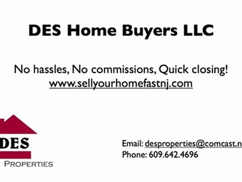 Sell My House Fast in Burlington New Jersey