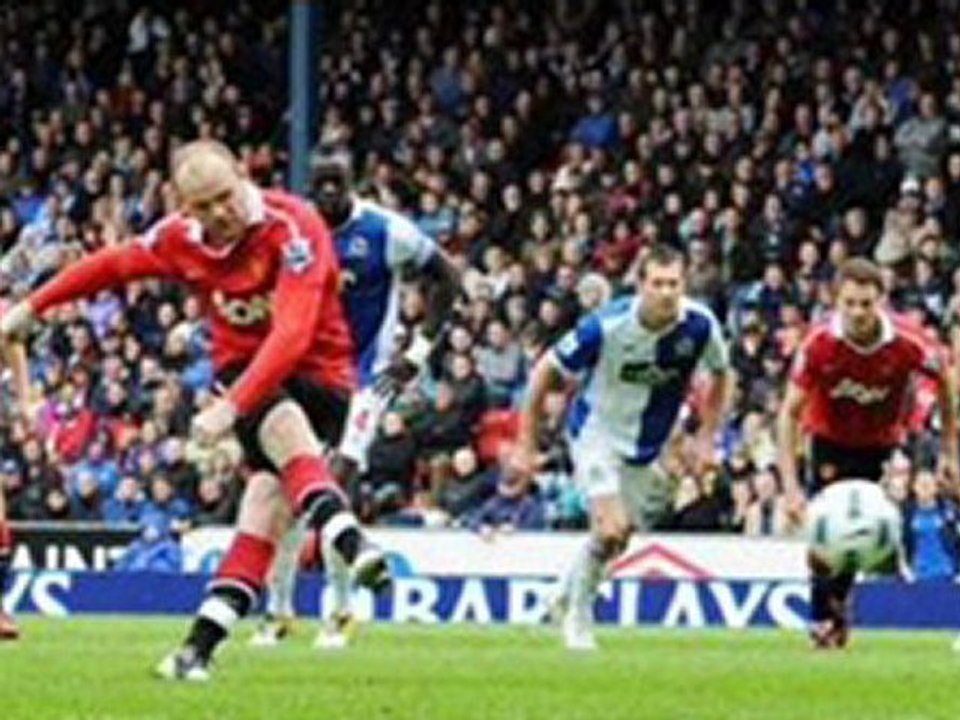 Blackburn 1-1 Manchester United Emerton great-strike, Rooney penalty