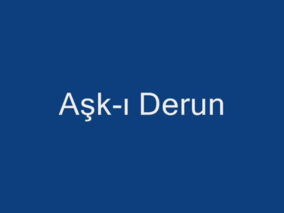 Aşk-ı Derun