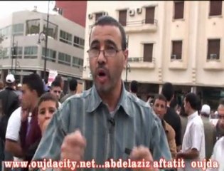 عبد العزيز افتاتي يدلي بتصريح لوجدة سيتي حول العملية الارهابية بمراكش ، وحول اعتقال رشيد نيني مدير جريدة المساء