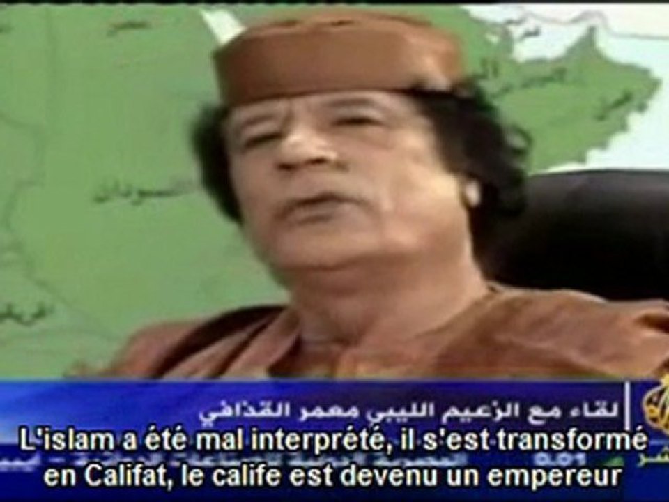 Kadhafi insulte le Calife de l'Islam