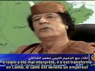 Kadhafi insulte le Calife de l'Islam