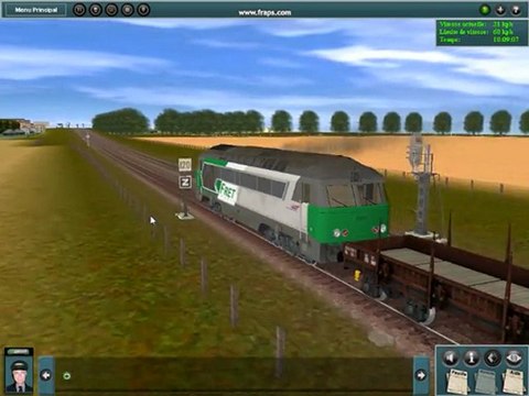 trainz BB A1A68000 Fret + wagon plat
