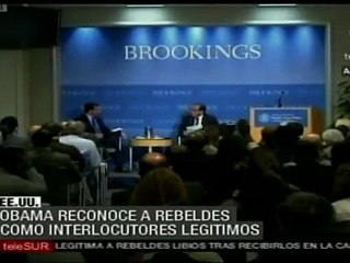 EE.UU. reconoce como interlocutores válidos a rebeldes