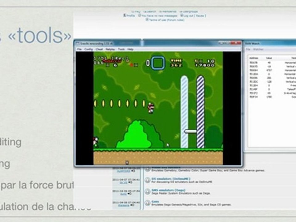 Conférence sur le Tool Assisted Speedrun - Vidéo Dailymotion