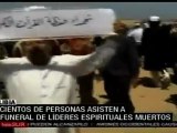 En Libia despiden a líderes espirituales muertos por la OTA
