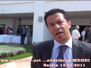 Mehdi  Abdelkrim mrésident de la CGEM a saidia dans les Escales Régionales de l'entreprise / Pour hisser l’entreprise régional au diapason national et international