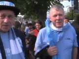 ManCity, la festa dei tifosi dopo la FA Cup