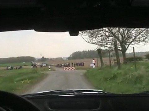 RALLYE DE LA LYS 2011 ES14 ROQUETOIRE MACE/FALVO IMPREZA N12B ON BOARD 4EME TEMPS SCRATCH 1ER GROUPE N